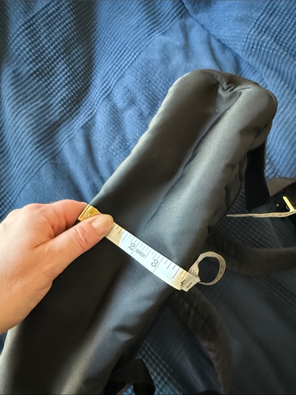 Michael Kors Black Nylon Backpack with Gold-Tone Accents - Picture 5 of 11